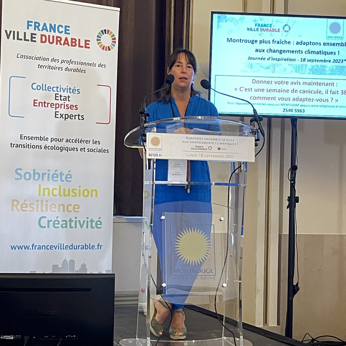 Scx_Flo's tweet photo. Accueil par #EtienneLengerau & #GwenolaRabier
Une stratégie bas carbone est une véritable interrogation et remise en perspectives de notre consommation, mobilité, habitat
#AgirLocal une voie à impact positif
@Montrouge92 @GrandParisMGP https://t.co/u1D8BySaIg