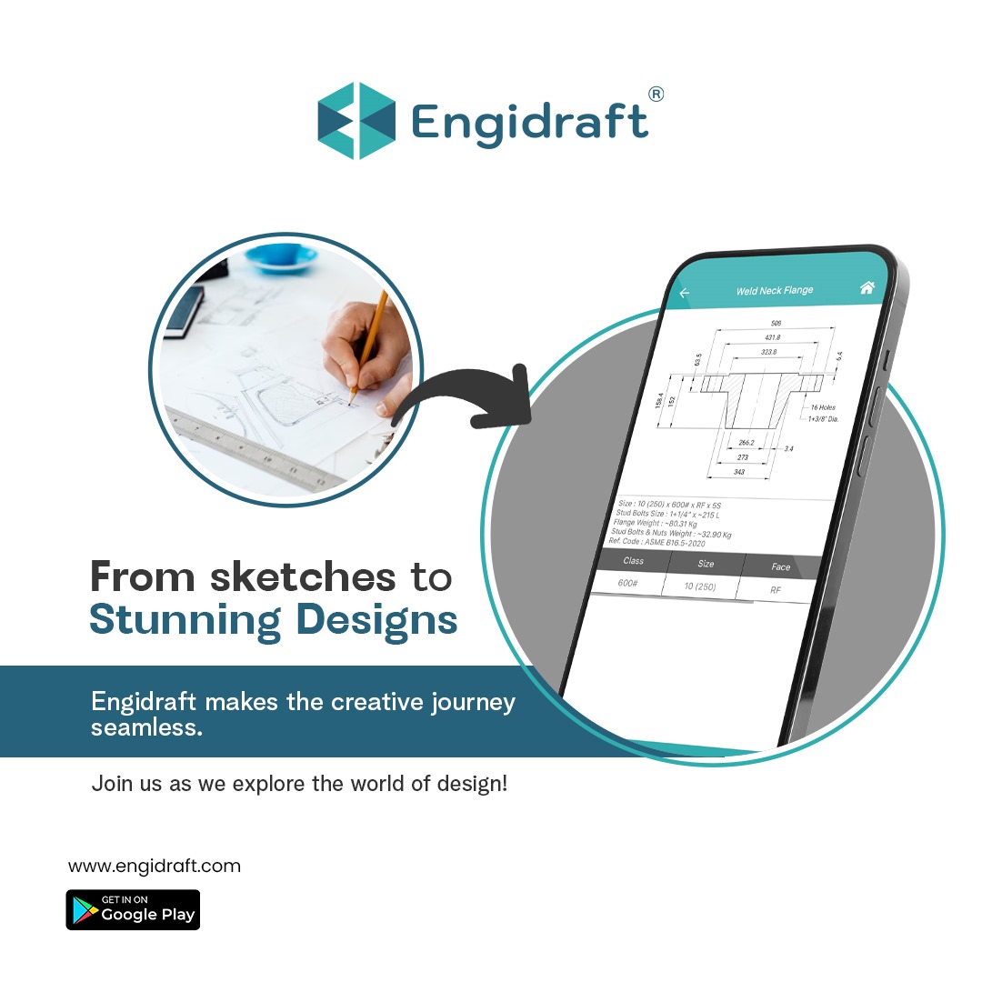 EngidraftApp's tweet photo. Unlock the power of precision with #Engidraft 
From concepts to stunning designs, we're here to make your creative journey effortless.
.
.
#Salren #SalrenEngitech 
#engineering #engineeringdrawing 
#engineeringapp #drawingapp #engineeringdesign #Mondayvibes #EngineersDay https://t.co/cmCiVKFILE