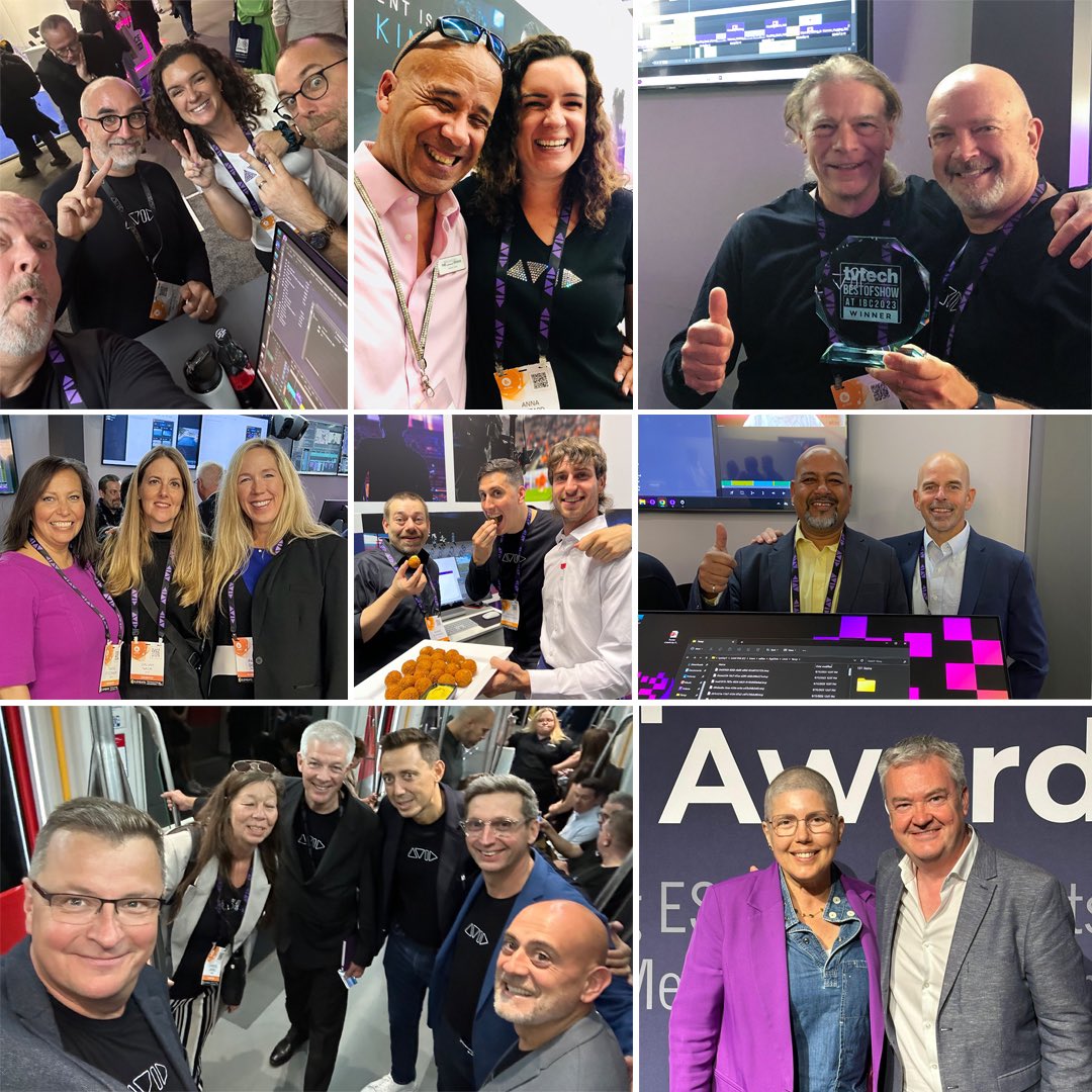 It might look like the @IBCShow is all about media tech—but it's really about stellar people achieving absolutely amazing results. Wow, Team @Avid! Thanks for making a great show whether you’re on site here in Amsterdam, or helping remotely from all around the world. You are…