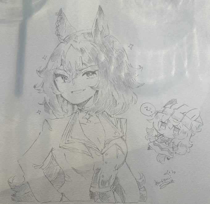 DAY2の触媒イラスト描いたので引くぞ…( ー̀ὢー́ ) 