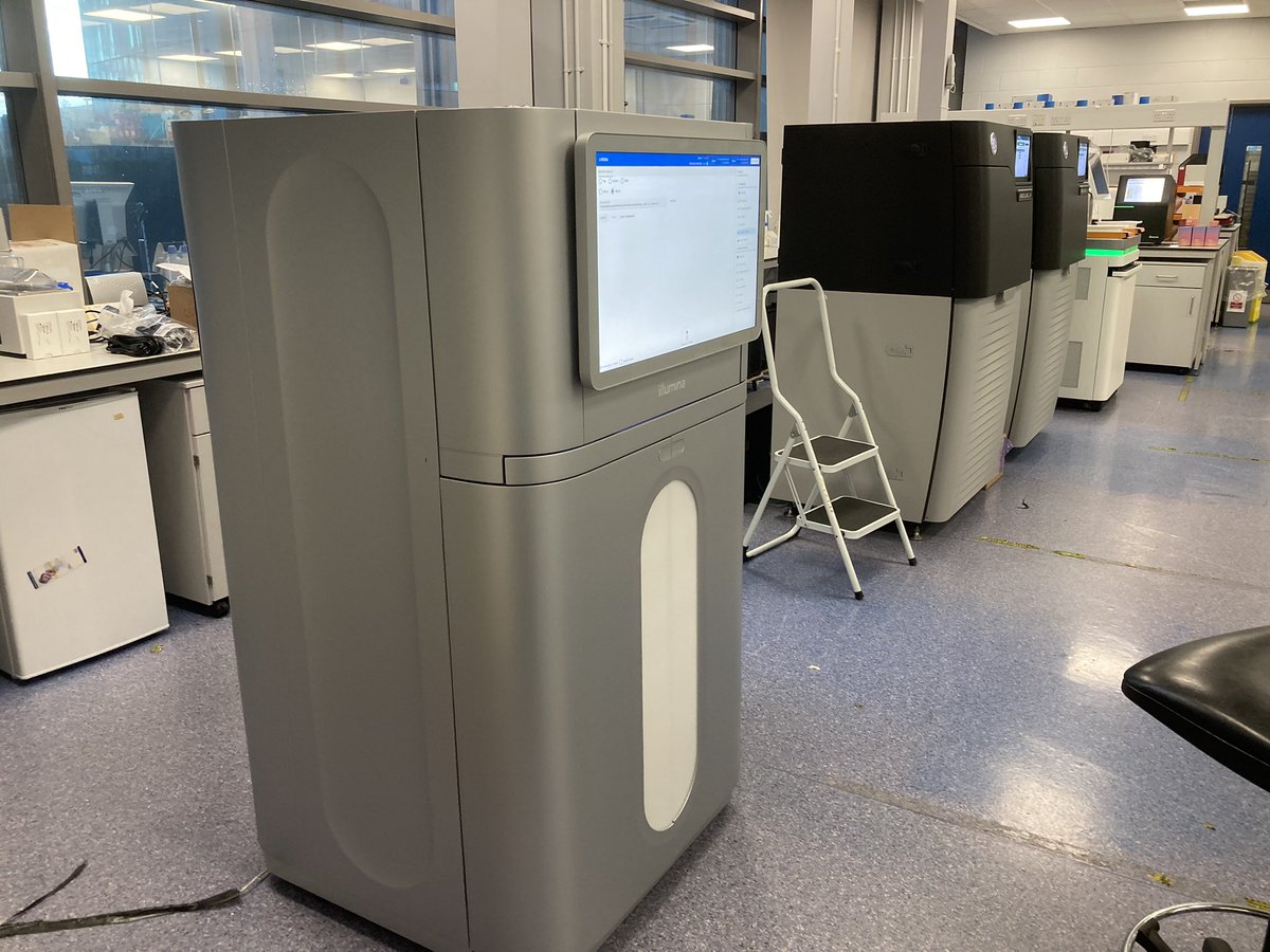 New capability in high throughput sequencing arrives, @illumina NovaSeqX Plus. Looking forward to supporting new science. Thanks to @BBSRC ALERT and @livuniLivSRF for funding