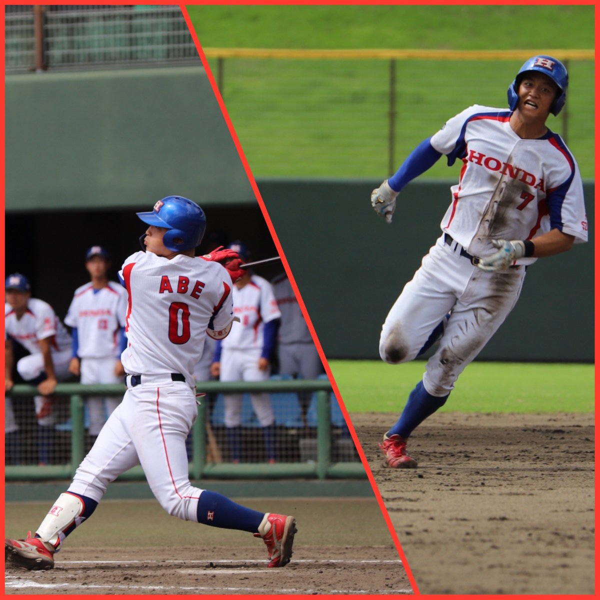 Honda_suzukabb's tweet photo. 【第48回社会人野球日本選手権大会東海地区最終予選　試合結果】
#Honda鈴鹿 3 vs 0 王子

8 1/3回を無失点の好投で勝利に導いた井村投手！

【次戦】
9/19（火）10:00開始予定
vs 西濃運輸
@岡崎レッドダイヤモンドスタジアム

#井村勇介
#至学館大学 https://t.co/gGPiUg4MZa