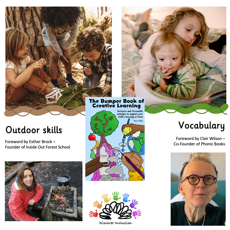 2 more exciting chapters full of educational and creative activities. And 2 more incredible foreword writers!

Inside Out Forest School, Esther Brock - insideoutforestschool.com
@phonicbooks  (Acquired by DK publishing) Clair Wilson - phonicbooks.co.uk/shop/ref/4/