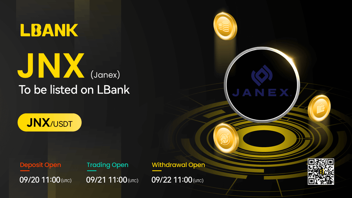 pradeeeep_369's tweet photo. 🚀 Exciting News Alert 🚀
@LBank_Exchange is gearing up to welcome $JNX (Janex) to the trading floor! Let's dive into the details and discover what makes this listing a game-changer.

#LBank #LBankLaunchpad #janextoken https://t.co/K2oqJOWkbC