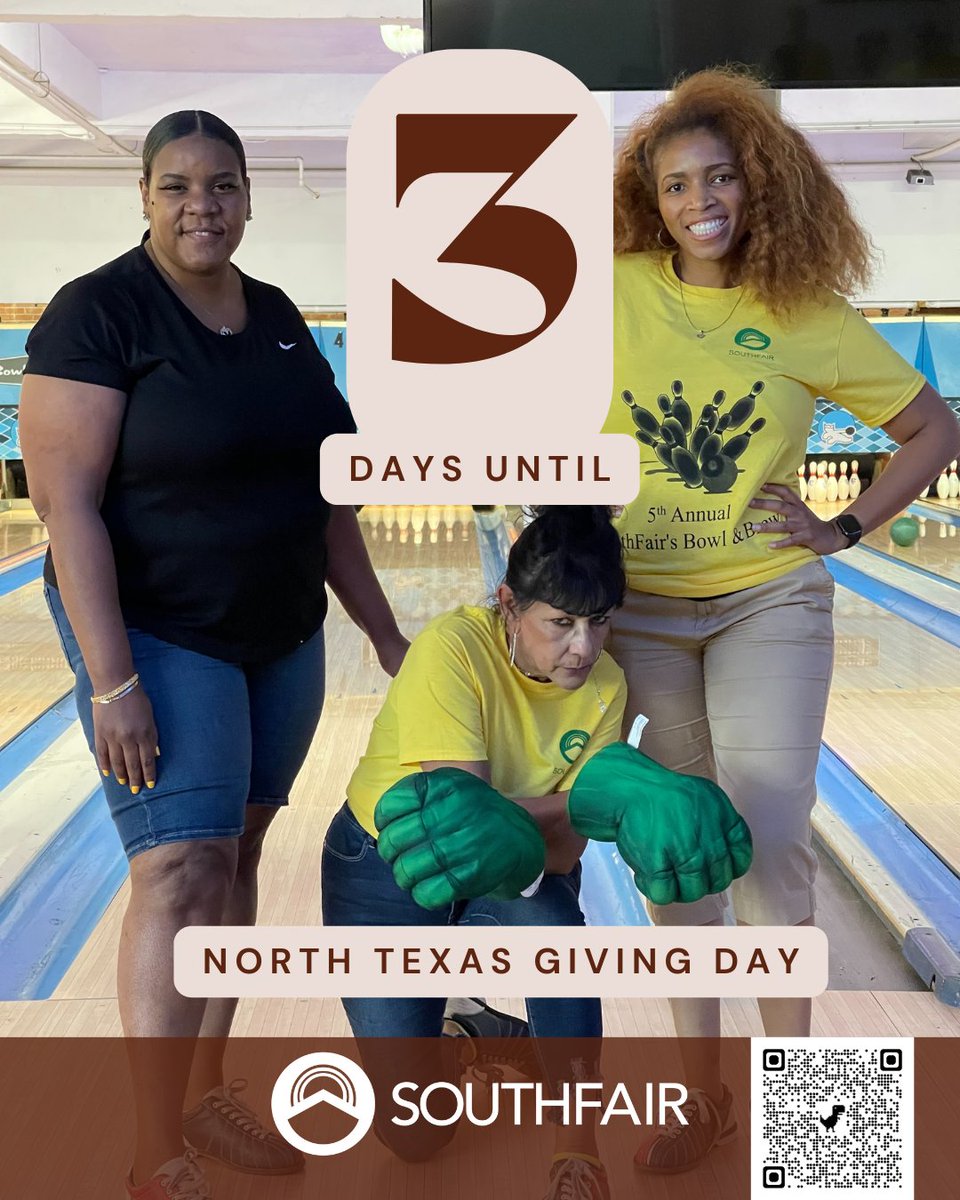 This Thursday! North Texas Giving Day. You can show your support for SouthFair CDC by giving a gift! 
(Early giving has started!)