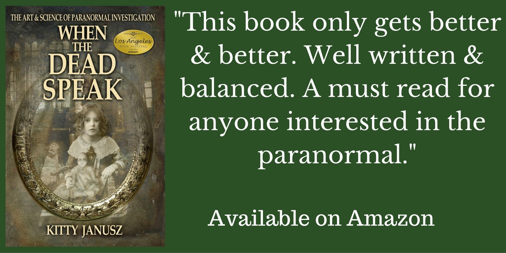 Perfect stocking stuffer for the paranormal investigator in your life! Award winning book by Kitty Janusz Now on Amazon