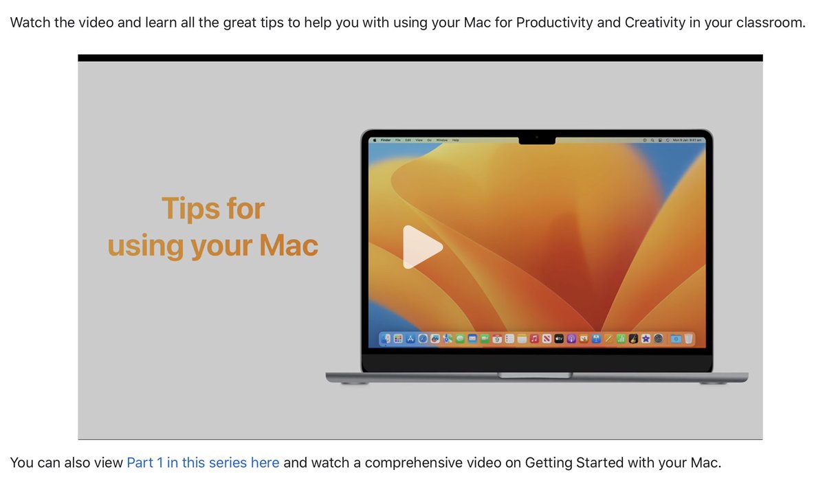 Michelle Forrest (@missforrestedu) on Twitter photo A look at the 2nd video "Teaching with Mac Series - Part 2 Productivity Tips for the Classroom." We look at Custom Focus, Desk View Camera, helpful Shortcuts for productivity, and organising your Desktop with Stacks and Stage Manager. <a href="/AppleEDU/">Apple Education</a> #mac education.apple.com/en/resource/25… A look at the 2nd video "Teaching with Mac Series - Part 2 Productivity Tips for the Classroom." We look at Custom Focus, Desk View Camera, helpful Shortcuts for productivity, and organising your Desktop with Stacks and Stage Manager. <a href="/AppleEDU/">Apple Education</a> #mac education.apple.com/en/resource/25…