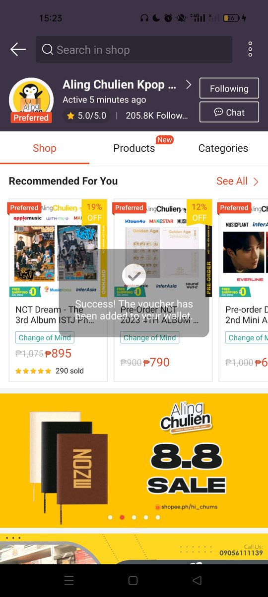 ZeyDumplings's tweet photo. @ShopeePH @chulien07 GOING GOING IN SHOPEE
#ShoppePH #ShoopeeKPerks https://t.co/vsMZgBiTgP
