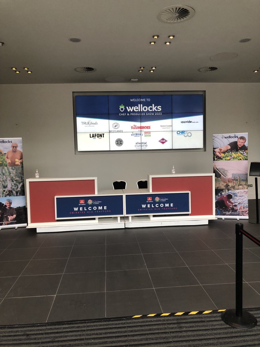ShepcoteYorks's tweet photo. All ready for a busy day ⁦@wellocksfood⁩ trade show ⁦at Old Trafford. https://t.co/2zSMum5qCq
