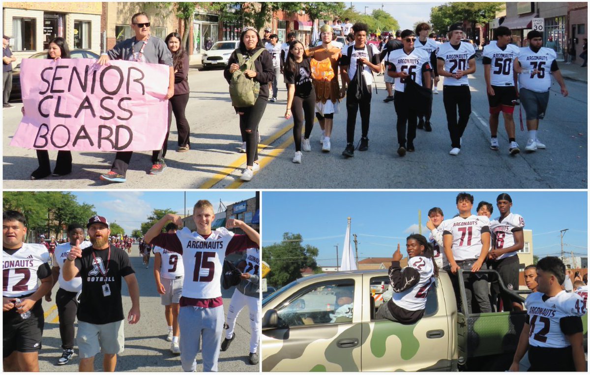 E_RODRIGUEZ_IG's tweet image. Argo parade. #GoArgo #ArgoPride #band #cheer #alumni #highschool #hoco #VillageOfSummit