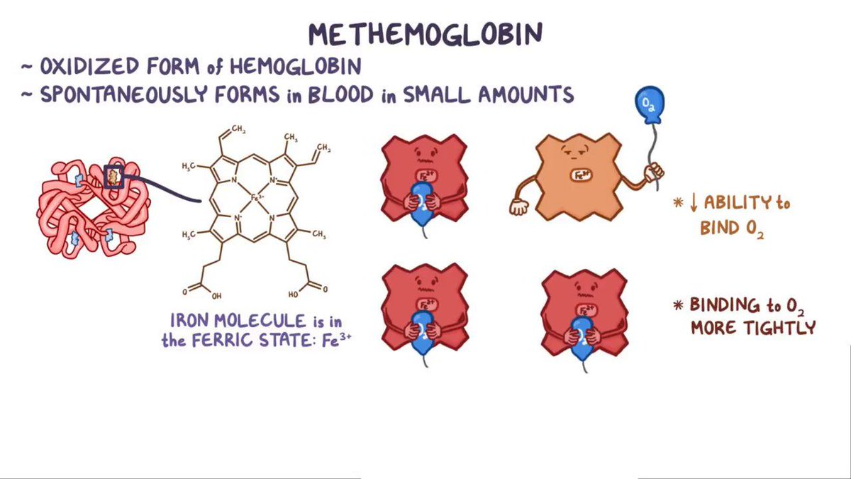 jimmunoallerg's tweet photo. Autosomal recessive congenital methemoglobinemia is an inherited condition that mainly affects the function of red blood cells. Specifically, it alters a molecule within these cells.
#methemoglobin #congenital #autosomal #braindysfunction #cyanosis #immunology #methemoglobinemia https://t.co/OH4HZmJhf8