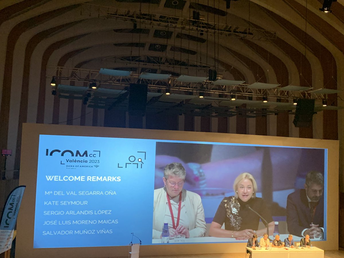 #ICOMCC here we go! Conservators around the world gathered in Valencia discussing how we can work towards a #sustainable future! #CulturalHeritage 💜💪🏼