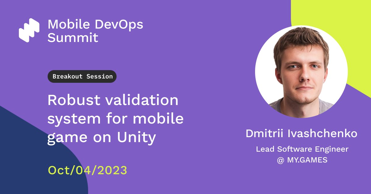 I’m excited to be speaking at the <a href="/Bitrise/">Bitrise</a> #MobileDevOps2023 Summit on October 4th! I'll be diving into creating a reliable CI/CD and validation system for the Unity game and sharing some insights. Register here: bit.ly/3rIv9yt