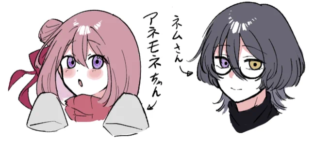 ころすけさん宅の子、描きました! 