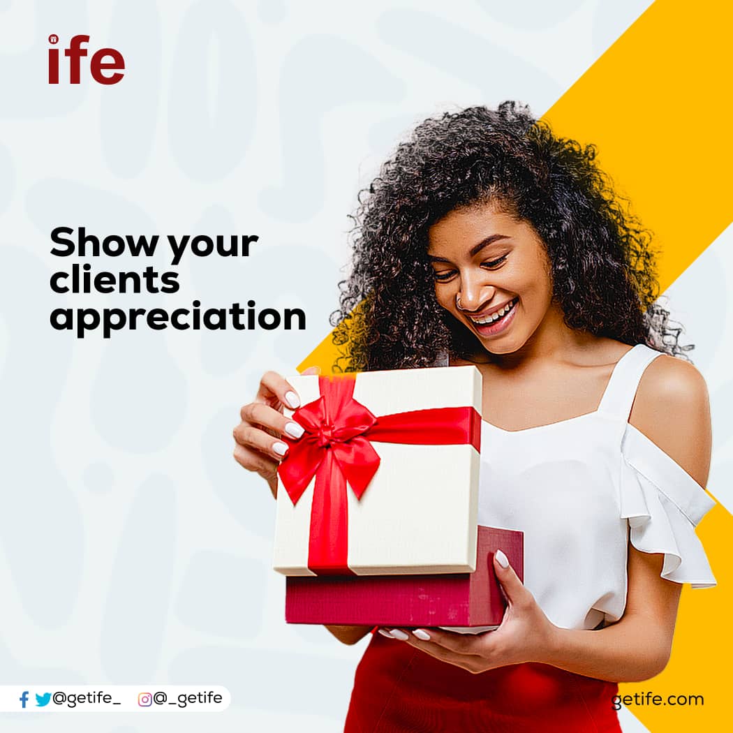 Show clients you appreciate them by giving them a thank you item through getife.com across borders! 
It makes corporate gifting and incentives easy with the flexibility of gift or cash redemptions. 

#GlobalGifting #CorporateGifts #BusinessGifting #MondayMorning