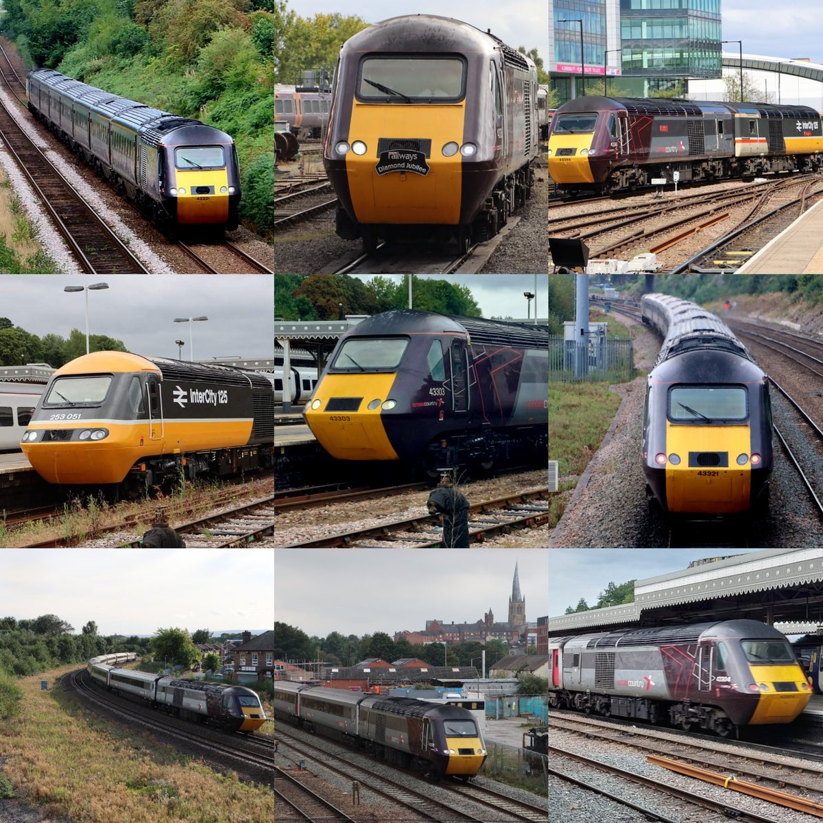 Farewell to the @CrossCountryUK  HST 

@JedKendray @Northern_Travel @JamesTGlossop #CrossCountrytrains #class43 #trainspotting #Farewell #Intercity125