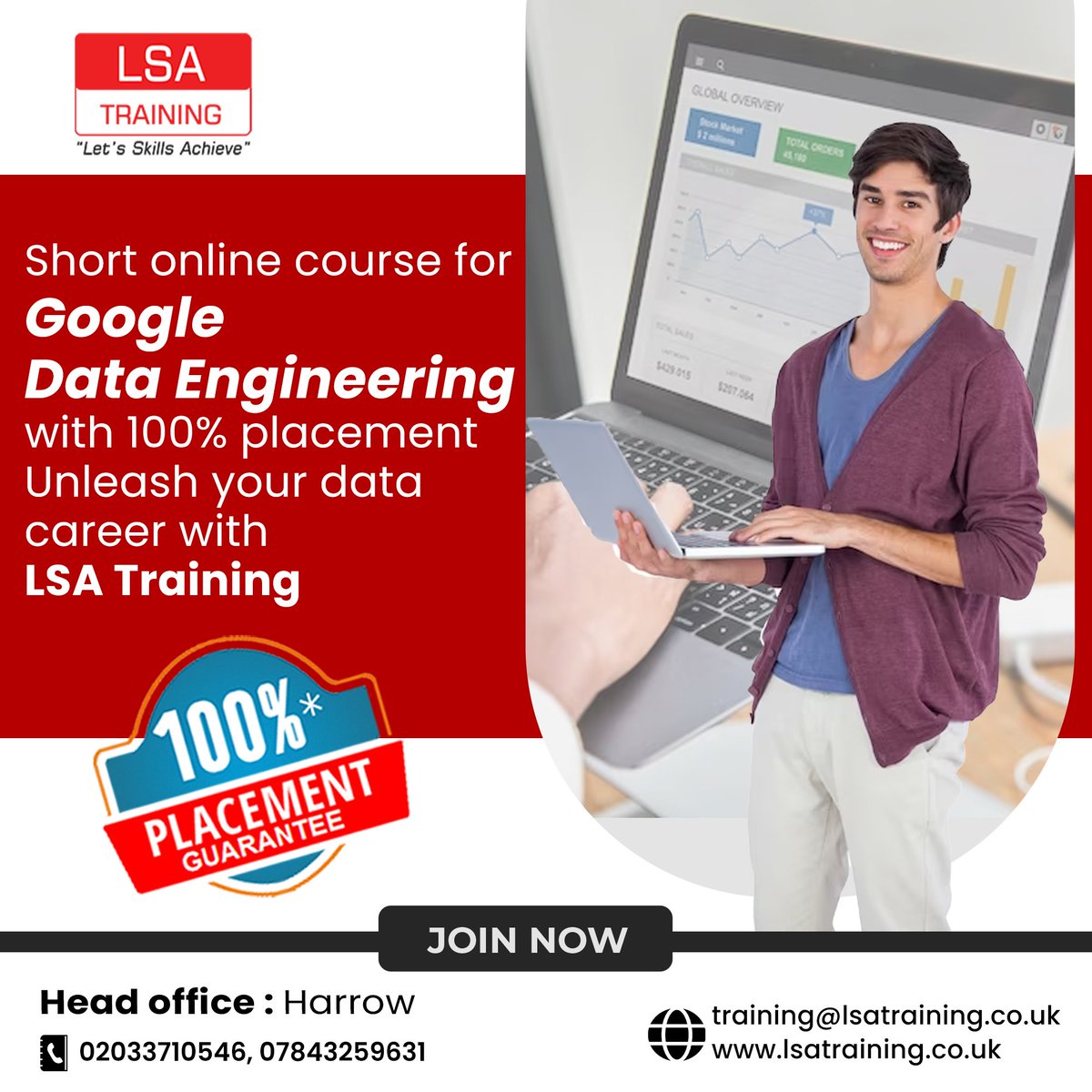 LSATRAINING's tweet image. LSA Training provides the highest quality online training to help you master Google Data Engineering and advance your career.
#AWSCloudTraining #CloudComputingEducation #AWSLearningPath #CloudSkillsDevelopment #AWSExpertise #CloudCertification #AWSOnlineCourses