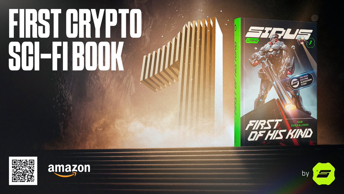 galaxy_sidus's tweet photo. 💫 📖 💫 ‘First of His Kind (SIDUS. Book 1)’ is available on Amazon!

The first futuristic fiction book on blockchain technology reveals sacred secrets of the Metaverse and sheds light on future lore!

Book 1 of 3 by Dan Sugralinov!!! Order NOW 👉👉👉 https://t.co/PKIB1KDbCu

Share your opinion in the 💬 and support the project with likes!
#LitRPG #BookLaunch #SidusSeries #metaverse #sidus #lore