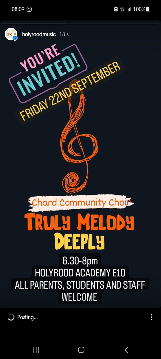 HolyroodMusic's tweet photo. 5 days to go... @HolyroodAcademy https://t.co/9VWMF7OOuD