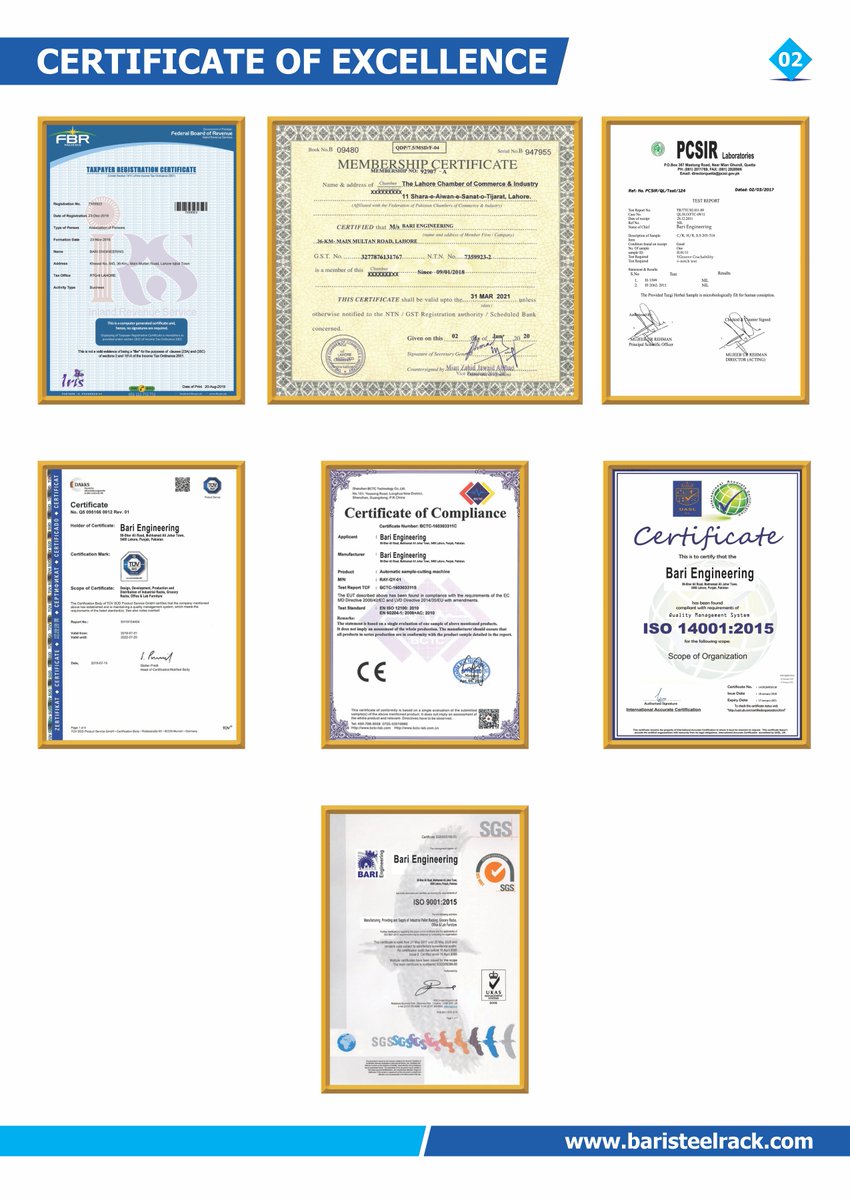 bariengineer001's tweet image. Bari Engineering | Company Profile - New Addition 2023 | Pakistan No.1 Racks Manufacturer
Discover Bari Engineering, Pakistan&apos;s leading racks manufacturer. Explore our company profile and witness the future of storage solutions in 2023.
#BariEngineering #RacksManufacturer
