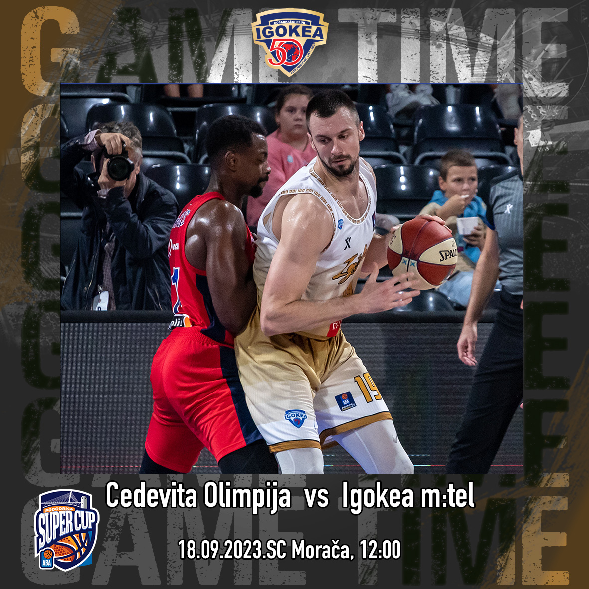 Igokea m:tel otvara ABA Super Cup sa Cedevita Olimpijom igokea.rs/igokea-mtel-ot… 

#našakuća #republikasrpska #bcigokeamtel #AbaSuperCup #abaliga #podgorica
