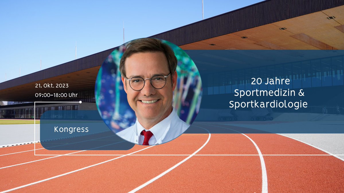 Dieses Jahr heißt es für mich: 20 Jahre Sportmedizin und Sportkardiologie in München!

Das möchte ich am 21.10. mit Euch feiern! 🎉

Mit einem außergewöhnlichen Symposium: spannende Patientenfälle, Pro-Con Diskussionen, Interviews &amp; Science Slam!

ℹ️: sport.mri.tum.de/de/fortbildung…