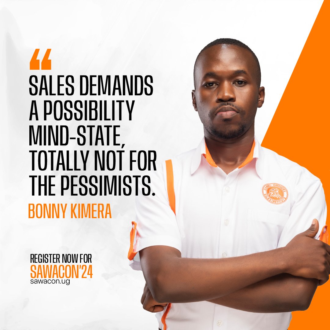 Pessimism and sales Can  never ever ryhm together,No Rythm at all,
Zero coordination Whatsoever,

It's a game where you only keep going and going with the most right sales action for every passing moment!

Just do that!
#SAWACON2024
#Sales
#Marketing
#Career
#businessdevelopement