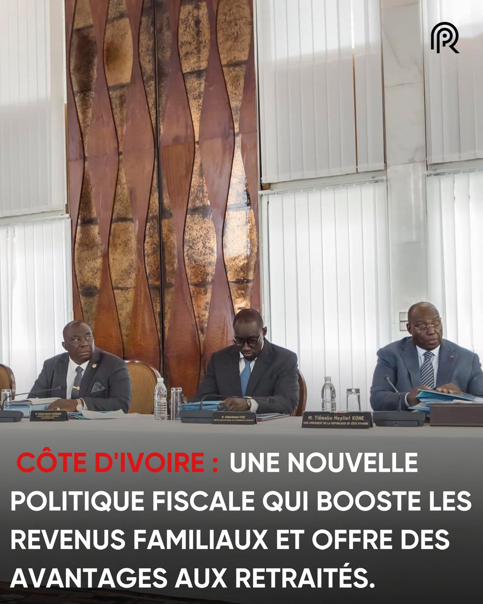 RondPointMedia's tweet photo. "Côte d'Ivoire : Des mesures fiscales innovantes pour renforcer les revenus familiaux et soutenir les aînés."
#LeRondPoint #cotedivoire https://t.co/IoSKCS3pSi