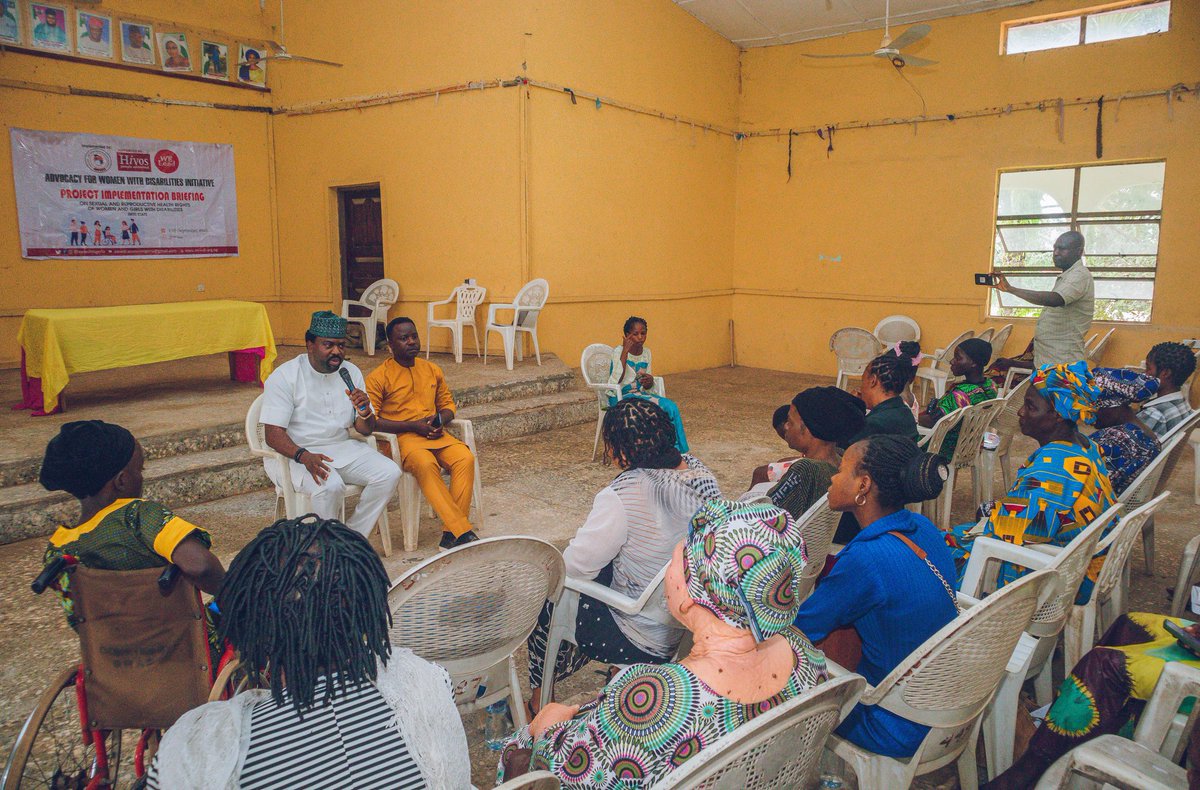ABUJA | Monday, SEPTEMBER 18, 2023 | AOA-MHR Day 98 of 1461 | 0029

On Friday, September 15, our constituency office collaborated with Advocacy For Women With Disabilities Initiative (AWWDI) Advocacy for Women with Disabilities Initiative AWWDI  to flag-off the "Voice and 👇