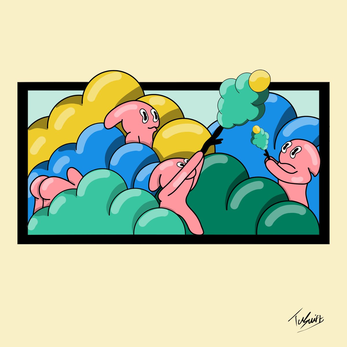 orcawalking's tweet photo. Bush whackers #illustraion #art #brand #design https://t.co/uGnLV3RxhJ
