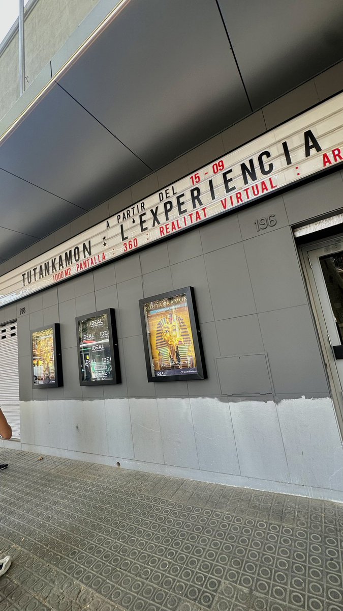 messcellany's tweet image. Premiere de #TutankamonImmersiu el passat dijous 14/09 a @idealbarcelona . Feliç i orgullosa d’haver format part de la família #LayersOfReality i genial manera de tancar aquesta etapa, molts èxits!!