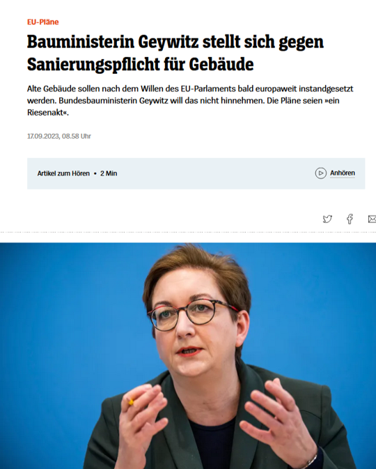 Zunehmend schmerzhaft der Arbeitsverweigerungshaltung der Bundesregierung zuzuschauen. Keiner hat behauptet die Klimaneutralität 2045 ein Spaziergang im Park wäre, aber wer derart gegen notwendige Klimaschutzvorgaben schießt, sollte wenigstens einen Gegenvorschlag parat haben...