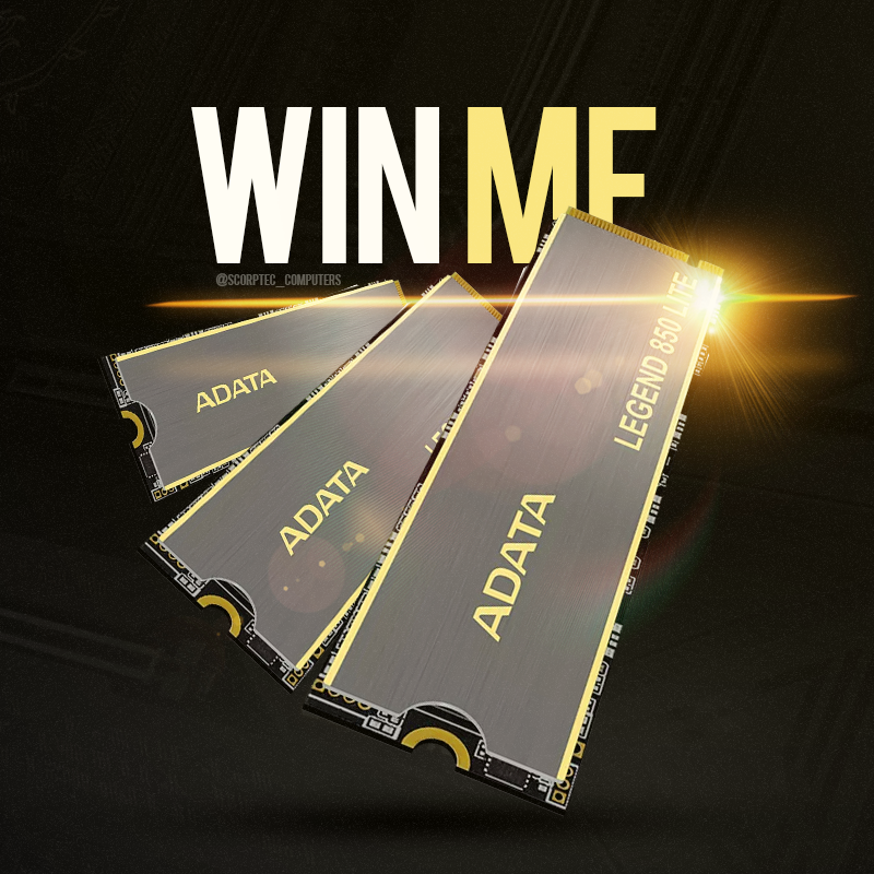 Scorptec's tweet photo. 𝗚𝗜𝗩𝗘𝗔𝗪𝗔𝗬: Thanks to ADATA, we're giving you the chance to #WIN 1 of 3 ADATA Legend 850 Lite 2TB NVMe SSDs worth $149 each! TO ENTER:

☝ Like this post,

✌ Register at https://t.co/dZR1d7KasY

👌 Re-tweet "Done!"

Open to AUS residents only. T&amp;Cs apply.

@ADATATechnology https://t.co/zmSXCBQ5ce
