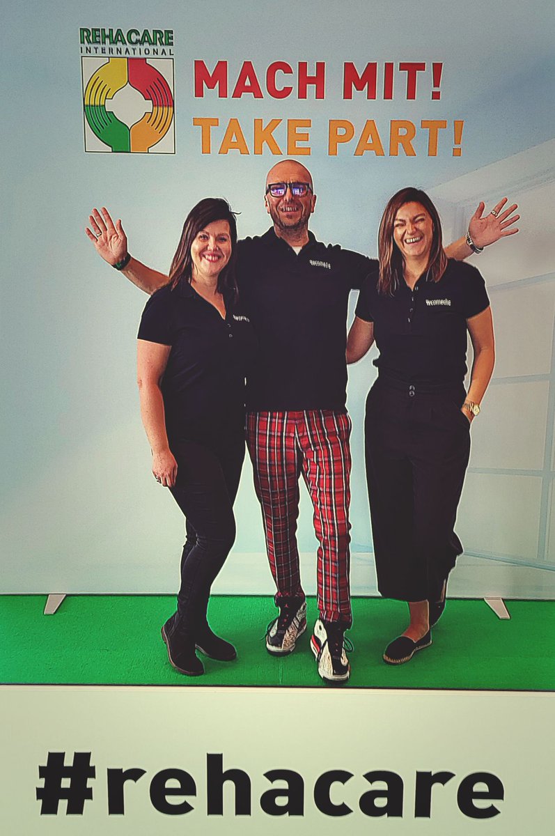 Recomedic Team before the meetings, discussions and plans! Thank you all for great time in Düsseldorf and #rehacare friendly staff for nice photos 😁
#recomedic #fair #innovation