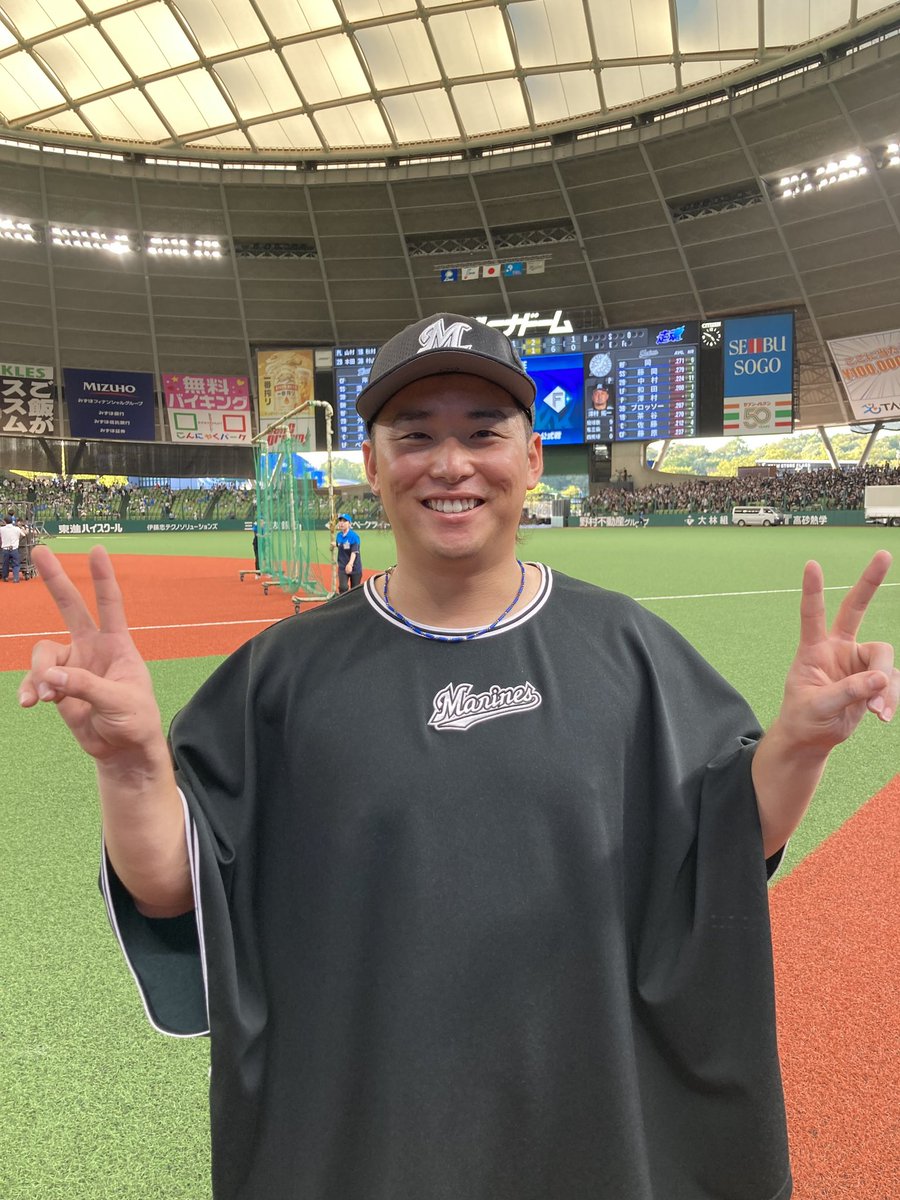 本日のヒーローは、2勝目をあげた #横山陸人 投手！ #chibalotte #広報