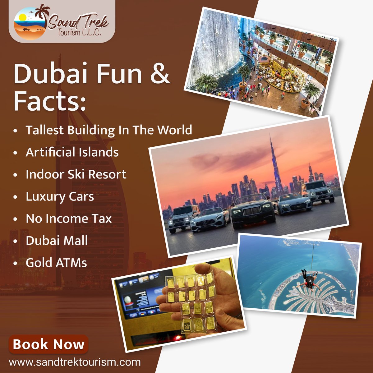 SandTrekTourism's tweet photo. Visit Us On 
☎   +971 50 626 5595
📧  info@sandtrektourism.com
🌐 https://t.co/UPMu4OiW1r
📍  Office 701, Prime Tower, Burj Khalifa Street, Business Bay, P. O. Box 125052, Dubai. U.A.E.
#DubaiFunFacts #SurprisesAwait #DubaiAdventures #CityOfRecords #SandTrekTourism https://t.co/DF2cNRYzNy