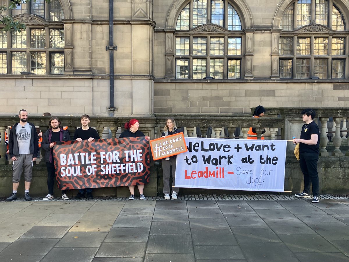 Martin Fisher (@martinfisheritv) on Twitter photo Campaigners hoping to keep the current tenants in place at Sheffield’s iconic music venue The Leadmill protest outside Sheffield Town Hall ahead of a council meeting.<a href="/itvcalendar/">ITV News Calendar</a> Campaigners hoping to keep the current tenants in place at Sheffield’s iconic music venue The Leadmill protest outside Sheffield Town Hall ahead of a council meeting.<a href="/itvcalendar/">ITV News Calendar</a>