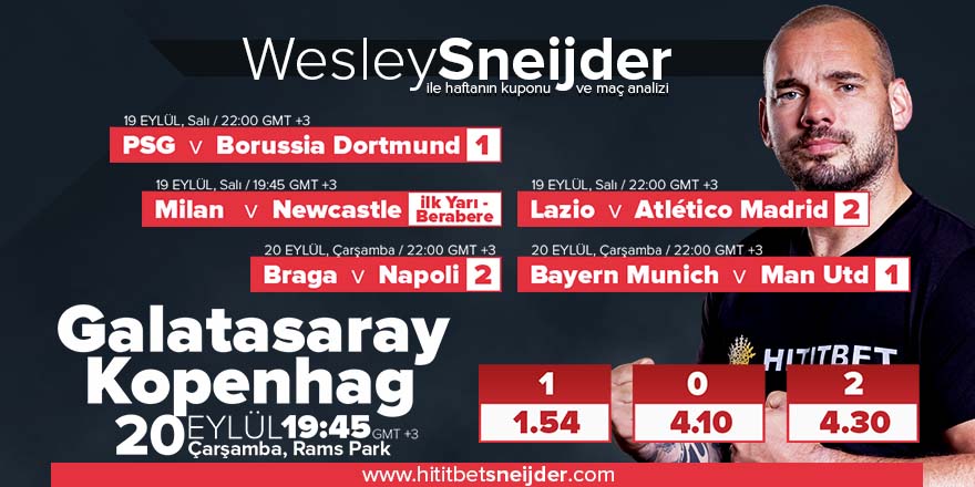 hititbetsosyall's tweet photo. Her Hafta Maç Yorumu ve Analizleri ile, yıldız futbolcu #WesleySneijder Yine Yeniden HititBet'te!

Wesley Sneijder İle Haftanın Maç Analizi ve Kuponu #Galatasaray - #Kopenhag Maçı! 
Hititbet'te Fırsatlar Seni Bekliyor!🔻🔻

Hemen Üye Ol!
https://t.co/1HImcADf6O https://t.co/ouYCEf0HbO