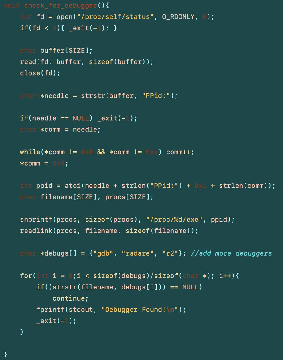 0xor0ne's tweet image. Interesting blog post by @BinaryChunk introducing basic techniques for Linux malware development.
mutur4.github.io/posts/linux-ma…
#Linux #malware #infosec