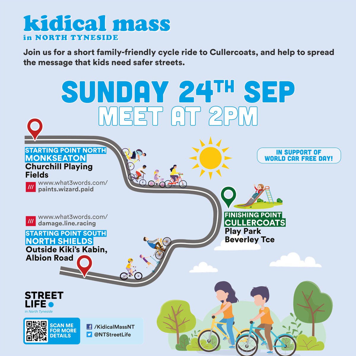 A great opportunity here to get your bike(s) checked over and pick up some repair skills before our #KidicalMass