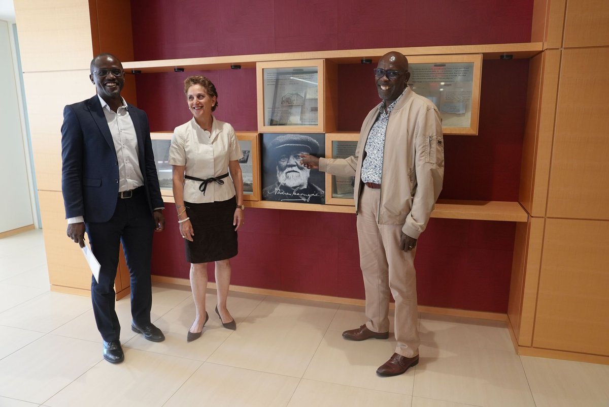 Exciting visit to our partners Carnegie Corporation of New York. Our CEO <a href="/Afroscientist/">Tom Kariuki, PhD</a>  led the team including <a href="/alobosifuma/">Moses Alobo</a> <a href="/JulietteJM/">Juliette Mutheu</a>  and <a href="/uzmaalam3/">Dr. Uzma Alam</a>  in a meeting with Vice President for International Programs, Deana Arsenian.