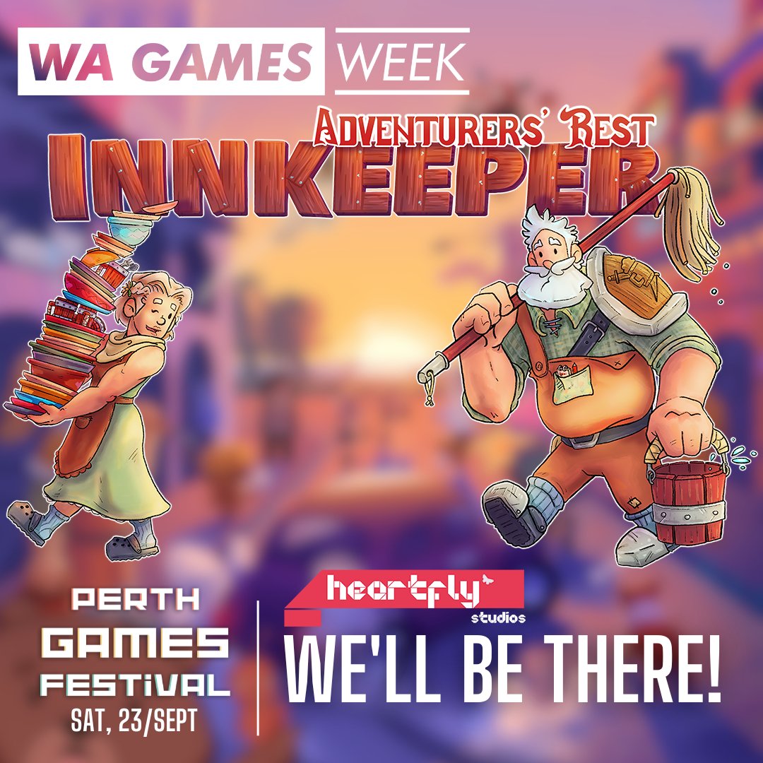 The week has begun!
<a href="/WAGamesWeek/">WA Games Week</a> 
<a href="/PerthGamesFest/">Perth Games Festival 2023 - Sep 23</a> 
See you soon 🍻
#WAGamesWeek #PerthGamesFestival #PerthIsOK