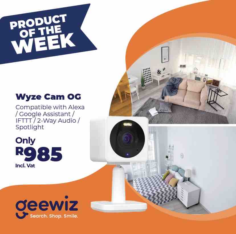 Check out our Product Of The Week!​​

See it all with the Wyze Cam OG. 

Buy it NOW: bit.ly/3PpqxGV

​​#geewiz #onlineretailer #electronics #computers #smarthomeproducts