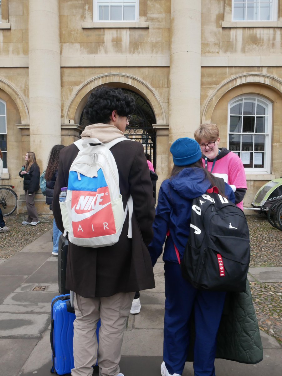 Mentor applications for Shadowing Scheme 2024 are now open! 

The Shadowing Scheme is Cambridge SU's flagship Access Scheme aimed at state-educated year 12s interested in studying at Cambridge. Mentors accompany shadows whilst showing them a slice of Cambridge uni life. (1/2)