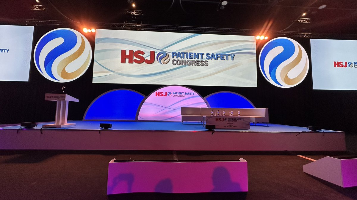 Looking forward to the next two days of learning. Here we go #HSJpatientsafety.