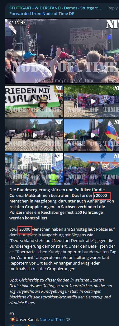 MrGunniHelm's tweet photo. Fehlinformationen, DAS Werkzeug von rechtsradikalen Gruppen und #Querdeppen für ihre Bauernfängerei. #md1609 ist ein schönes Beispiel. Einfach mal eine zusätzlich 0 an die Teilnehmerzahl dran hängen.🤡https://t.co/8q3p6XoMHe https://t.co/JClvxO7Law