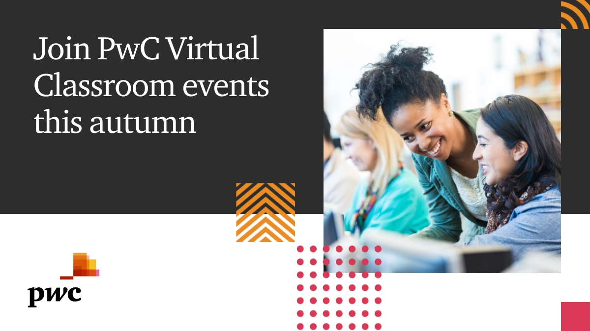 💻Join PwC’s Virtual Classroom events this autumn. Students in Years 10-13 (Years 11-14 in NI, S4-S6 in Scotland), teachers, parents and carers can gain an insight into school and college leaver opportunities. 

Register here: pwcukcareers.com...
