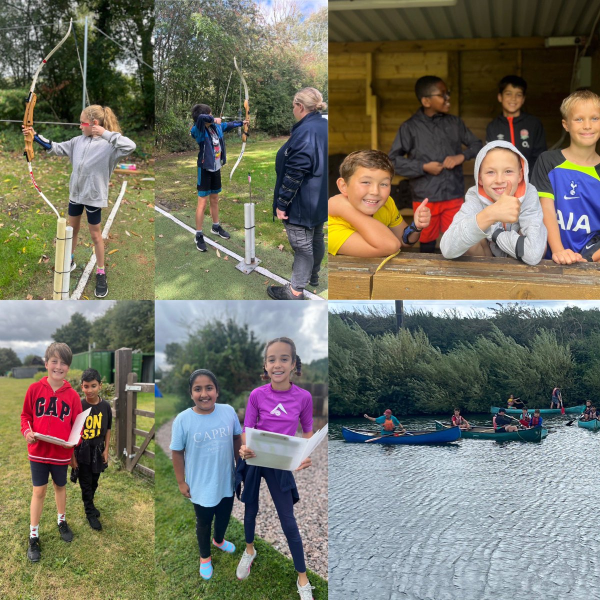The rain has thankfully stopped and Miss Elderkin’s group are enjoying climbing 🧗‍♂️