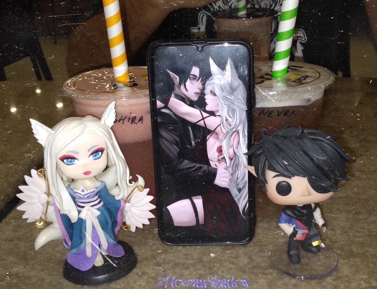 NevrauShadow's tweet photo. Want some tea, honey? 

Finally, @Shiranui_Kuko 💕 https://t.co/hCgCg9FIjC