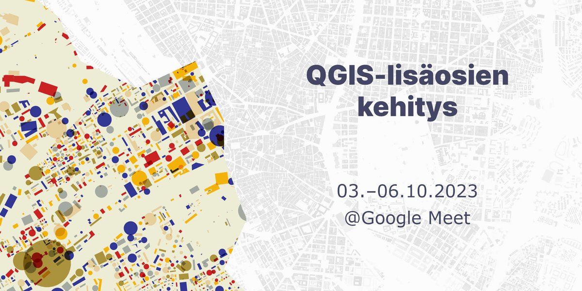 gispofinland's tweet photo. Vielä ehdit ilmoittautua mukaan QGIS-lisäosien kehitys kurssillemme! Tule oppimaan Python-konsolin ja lisäosien salat 🐍
👉 https://t.co/TAgkC6czzu https://t.co/yJguIBvkMp